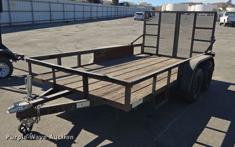 image for item YA0101 1999 Carson utility trailer