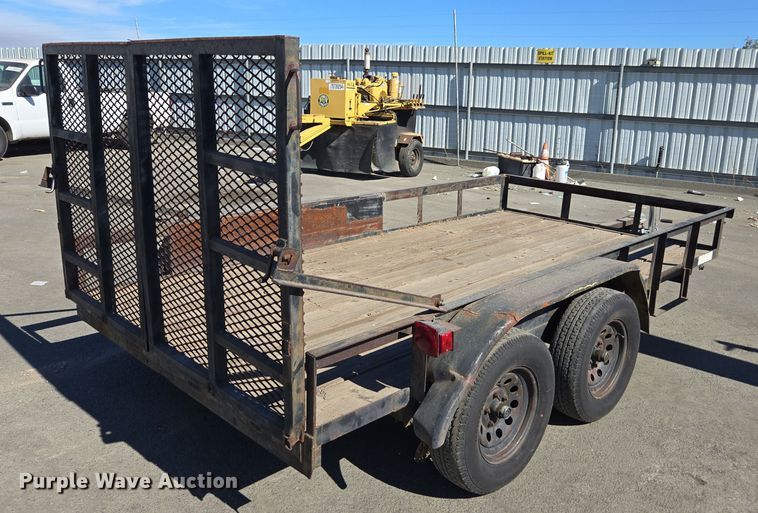 image for item YA0101 1999 Carson utility trailer