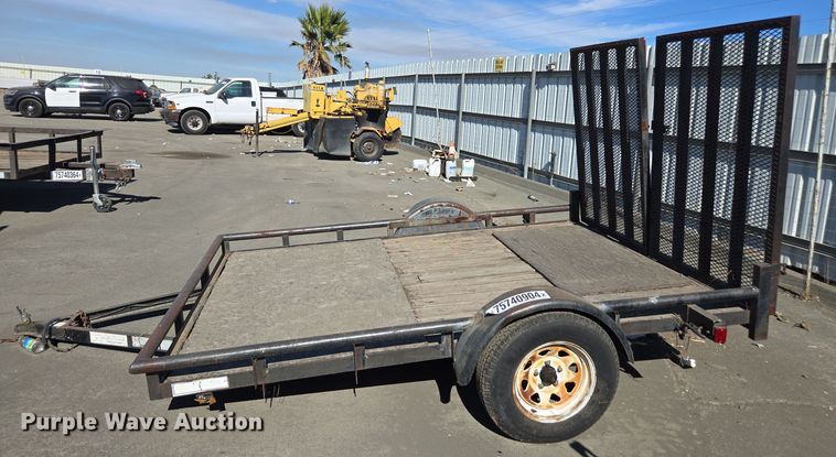 image for item YA0102 2007 Carson utility trailer