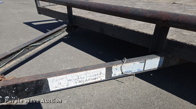 image for item YA0102 2007 Carson utility trailer