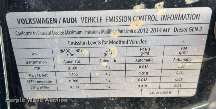 image for item DD3361 2013 Volkswagen  Passat  
