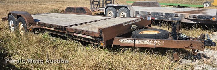 image for item DK0557 2008 Trailerman CTT7416N14 tilt deck equipment trailer
