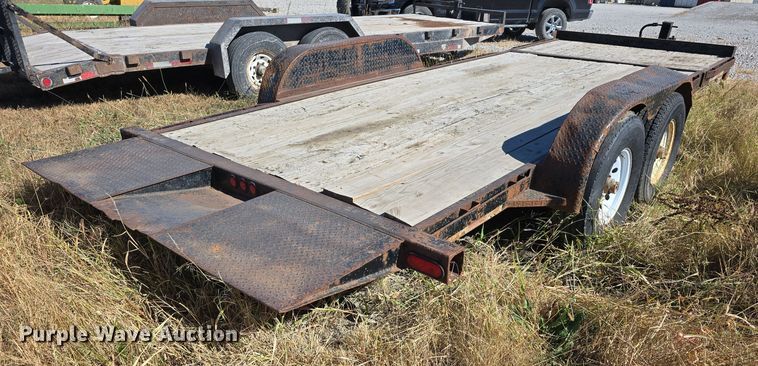 image for item DK0557 2008 Trailerman CTT7416N14 tilt deck equipment trailer