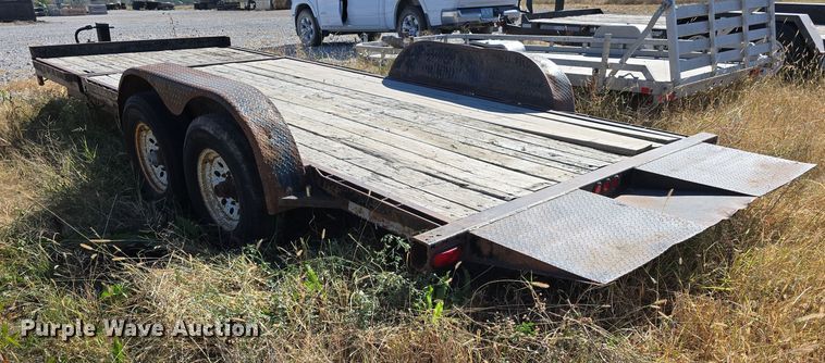 image for item DK0557 2008 Trailerman CTT7416N14 tilt deck equipment trailer