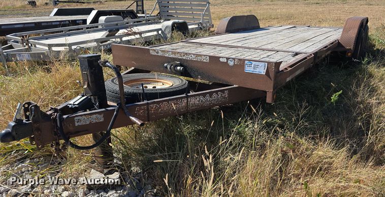 image for item DK0557 2008 Trailerman CTT7416N14 tilt deck equipment trailer