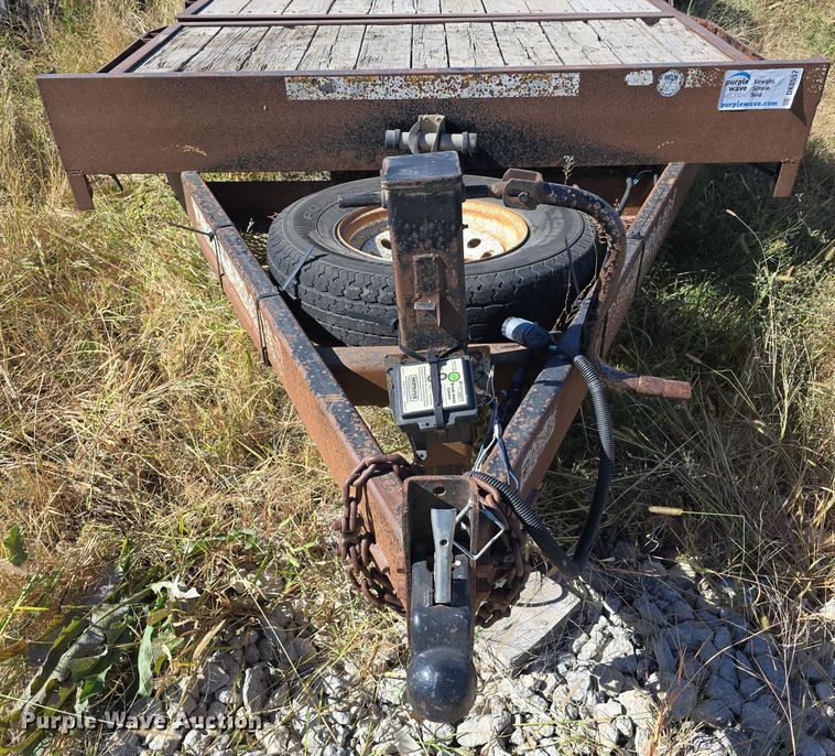 image for item DK0557 2008 Trailerman CTT7416N14 tilt deck equipment trailer