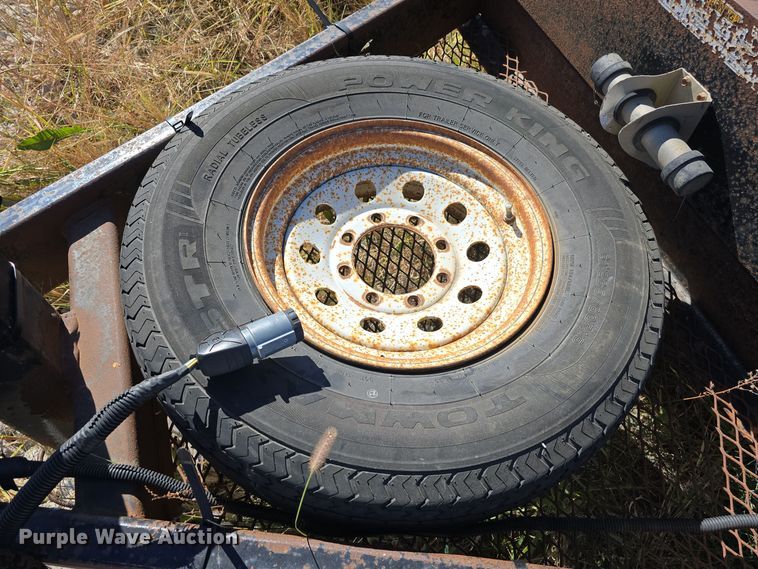 image for item DK0557 2008 Trailerman CTT7416N14 tilt deck equipment trailer