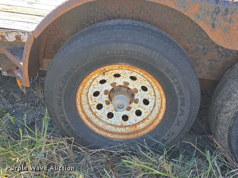 image for item DK0557 2008 Trailerman CTT7416N14 tilt deck equipment trailer