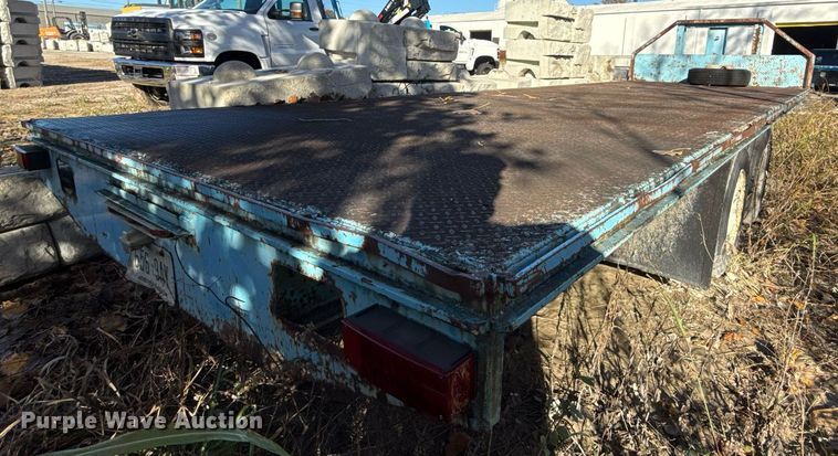 image for item DO7636 Shop built equipment trailer