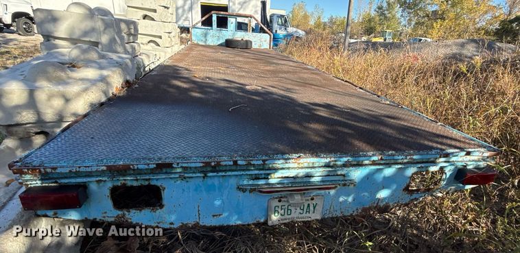 image for item DO7636 Shop built equipment trailer