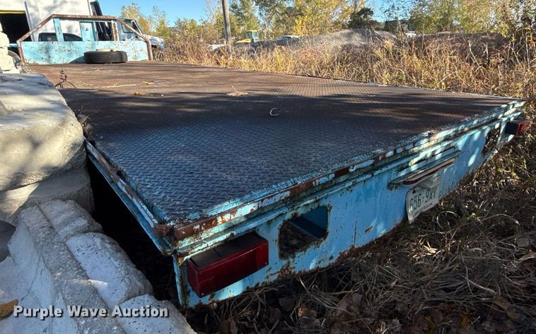 image for item DO7636 Shop built equipment trailer