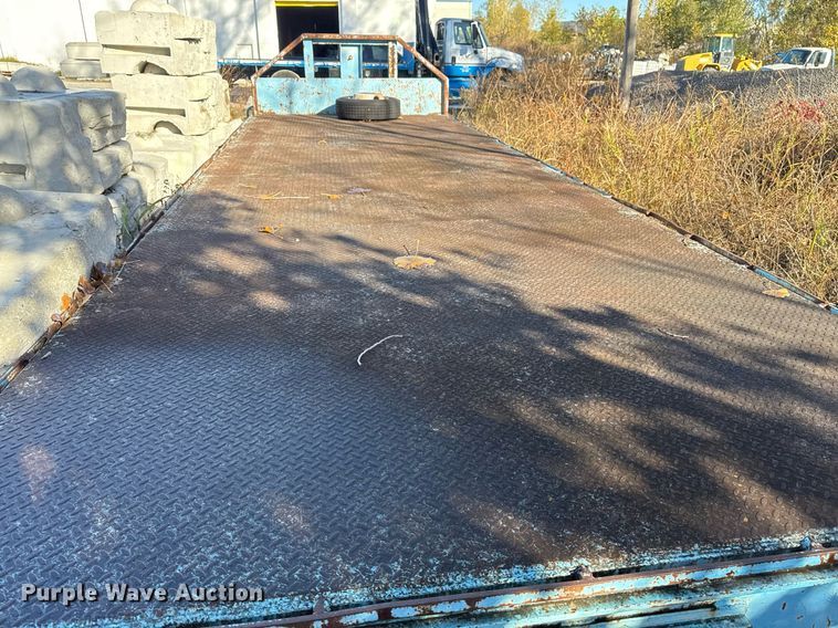 image for item DO7636 Shop built equipment trailer