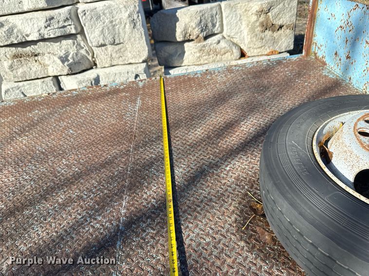 image for item DO7636 Shop built equipment trailer