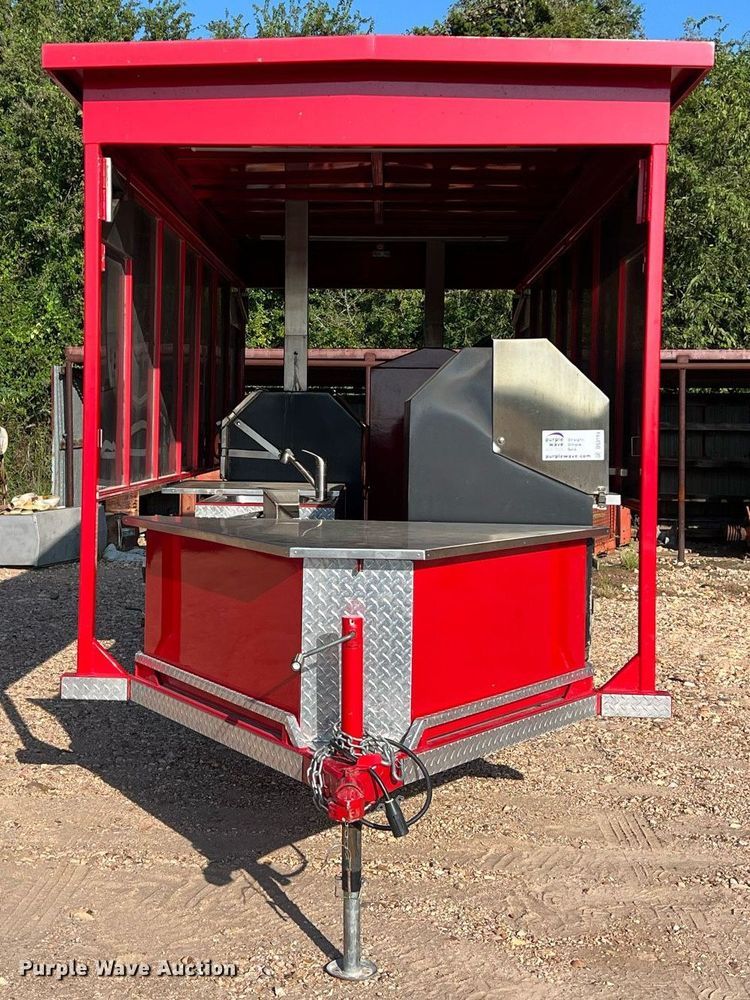 image for item DS3119 2019 Trailer Repair  5x16 Pitmaker bbq trailer