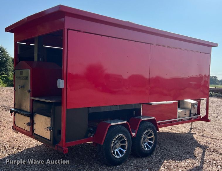 image for item DS3119 2019 Trailer Repair  5x16 Pitmaker bbq trailer