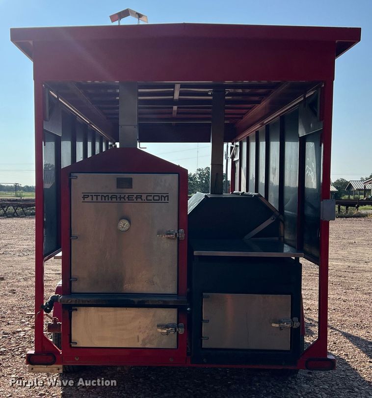 image for item DS3119 2019 Trailer Repair  5x16 Pitmaker bbq trailer
