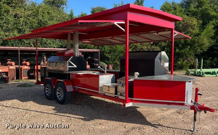 image for item DS3119 2019 Trailer Repair  5x16 Pitmaker bbq trailer