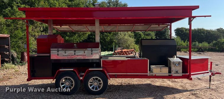 image for item DS3119 2019 Trailer Repair  5x16 Pitmaker bbq trailer