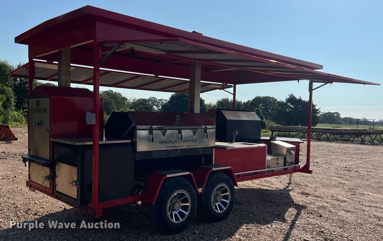 image for item DS3119 2019 Trailer Repair  5x16 Pitmaker bbq trailer