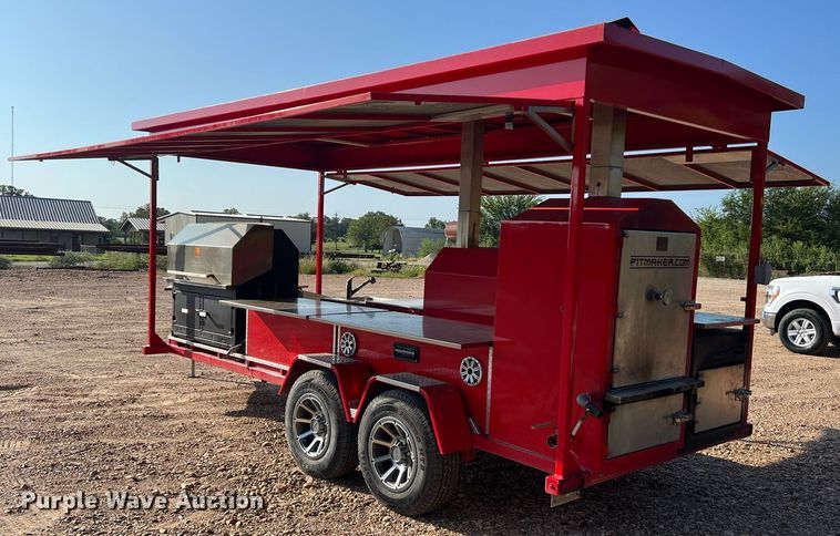 image for item DS3119 2019 Trailer Repair  5x16 Pitmaker bbq trailer