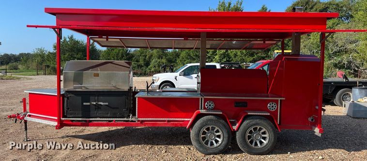 image for item DS3119 2019 Trailer Repair  5x16 Pitmaker bbq trailer