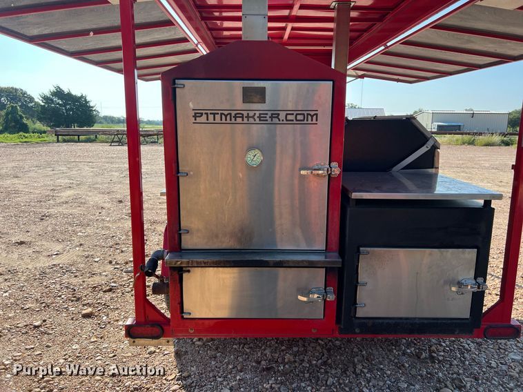 image for item DS3119 2019 Trailer Repair  5x16 Pitmaker bbq trailer