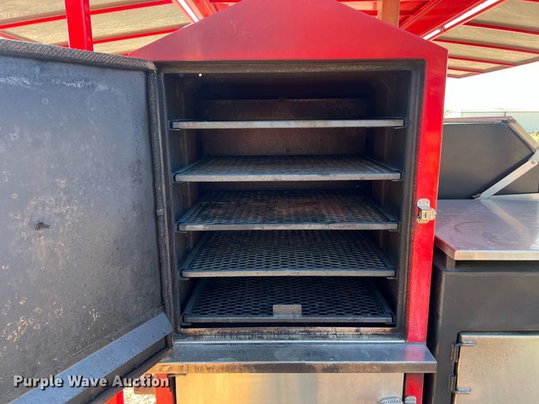 image for item DS3119 2019 Trailer Repair  5x16 Pitmaker bbq trailer