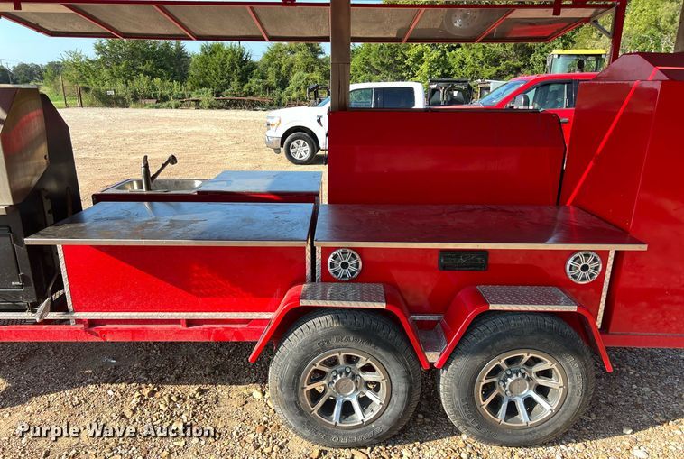 image for item DS3119 2019 Trailer Repair  5x16 Pitmaker bbq trailer