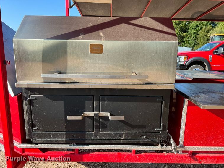 image for item DS3119 2019 Trailer Repair  5x16 Pitmaker bbq trailer