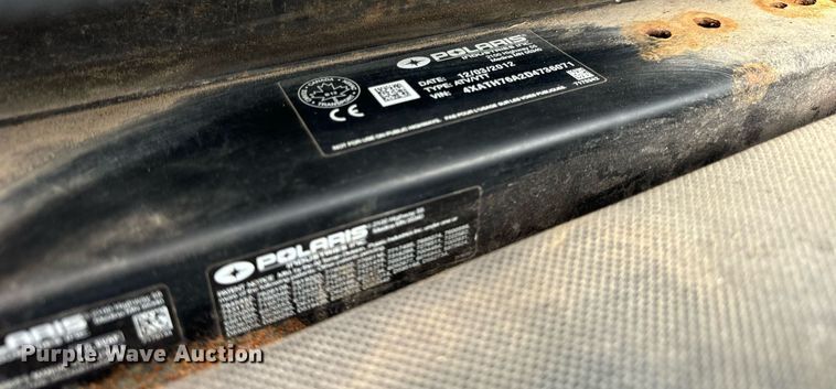 image for item DT2148 2013 Polaris  Ranger 800 utility vehicle