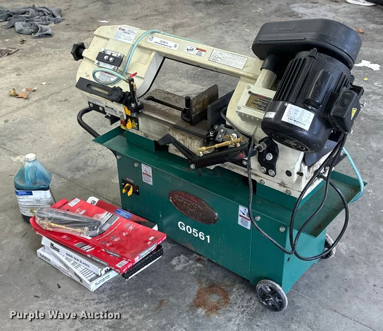 image for item DU9614 Grizzly G0561 metal cutting band saw