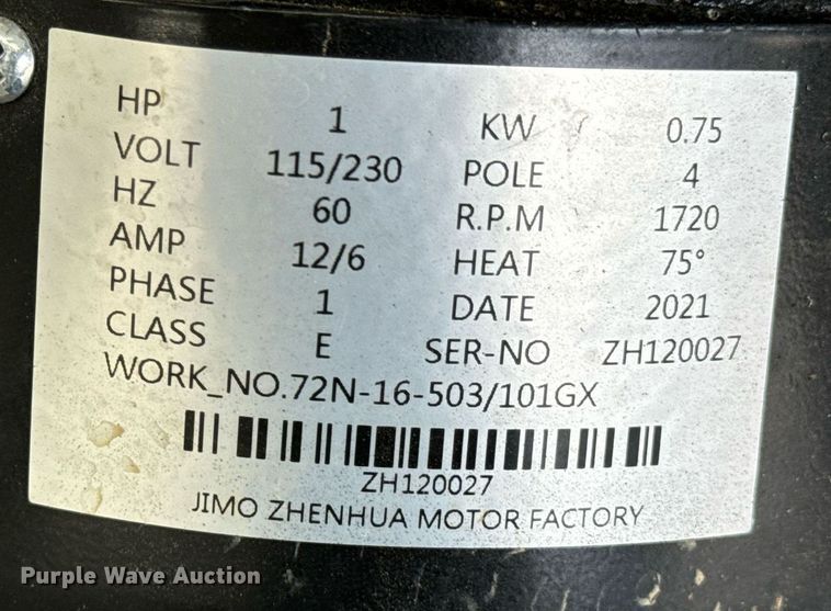 image for item DU9614 Grizzly G0561 metal cutting band saw