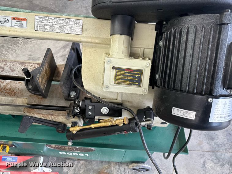 image for item DU9614 Grizzly G0561 metal cutting band saw