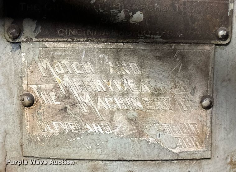 image for item DU9624 Cincinnati Bickford drill press