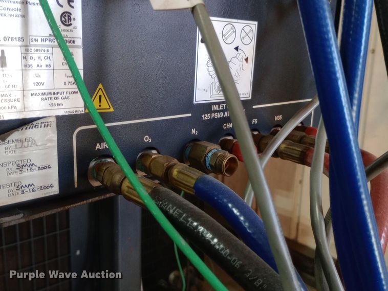 image for item DW0858 2006 Retro Systems SH60-EBSD CNC plasma table 