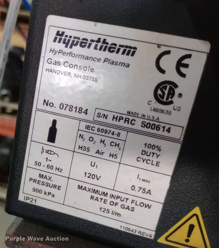 image for item DW0858 2006 Retro Systems SH60-EBSD CNC plasma table 