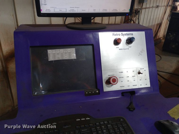 image for item DW0858 2006 Retro Systems SH60-EBSD CNC plasma table 