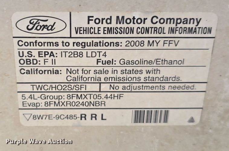 image for item DW3967 2008 Ford F150 pickup truck