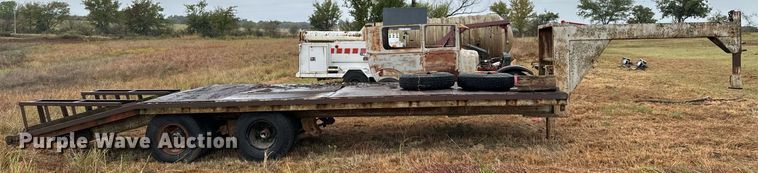 image for item DX1335 Shop built equipment trailer