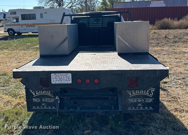 image for item DX3802 2008 Dodge Ram 5500HD Quad Cab flatbed truck