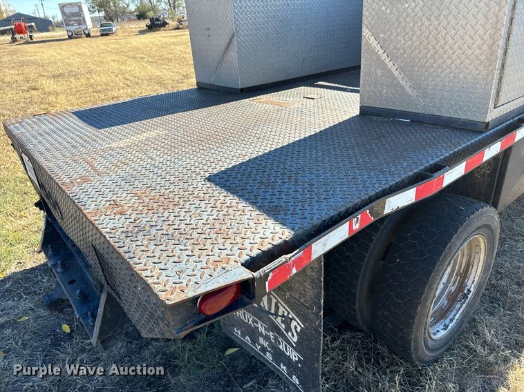 image for item DX3802 2008 Dodge Ram 5500HD Quad Cab flatbed truck