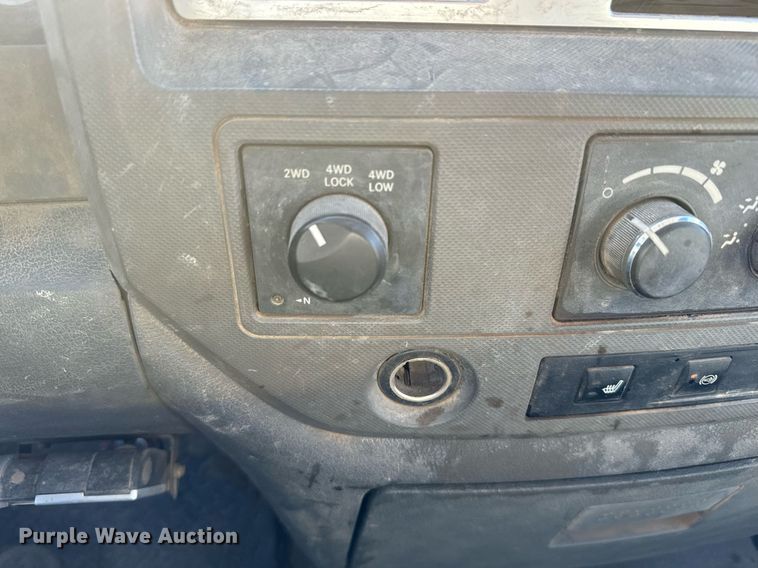 image for item DX3802 2008 Dodge Ram 5500HD Quad Cab flatbed truck