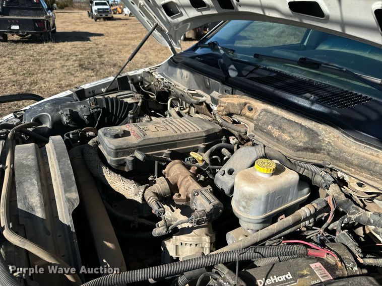 image for item DX3802 2008 Dodge Ram 5500HD Quad Cab flatbed truck