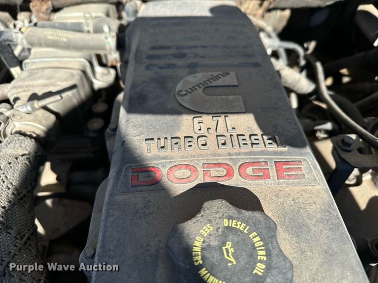 image for item DX3802 2008 Dodge Ram 5500HD Quad Cab flatbed truck