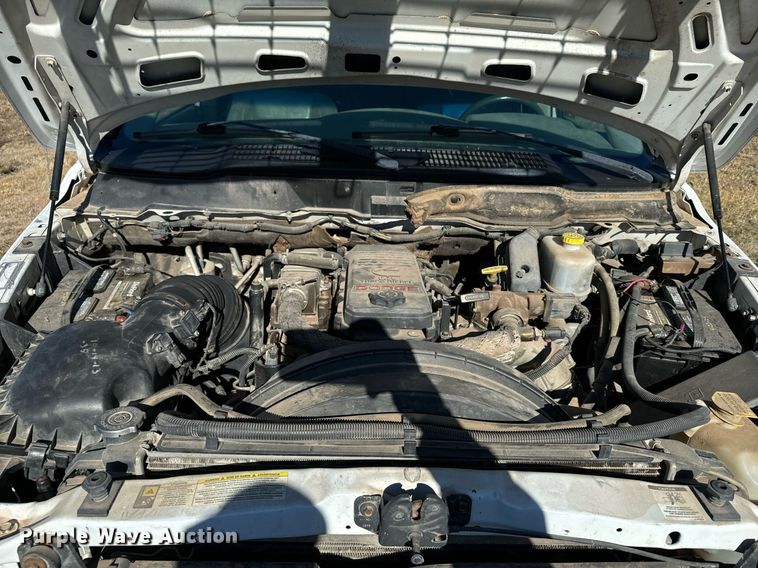 image for item DX3802 2008 Dodge Ram 5500HD Quad Cab flatbed truck