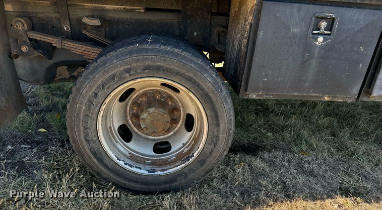 image for item DX3802 2008 Dodge Ram 5500HD Quad Cab flatbed truck