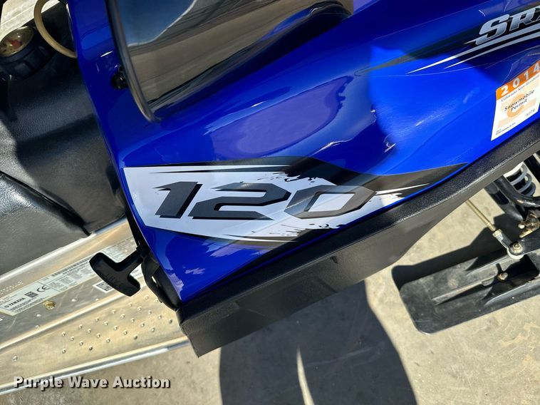 image for item DX3817 2014 Yamaha 120 SRX snowmobile