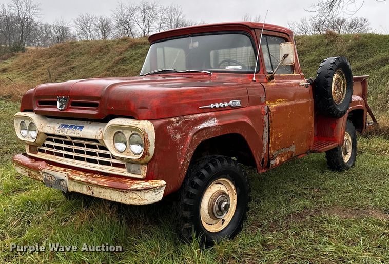 image for item EG6974 1960 Ford F100 pickup truck
