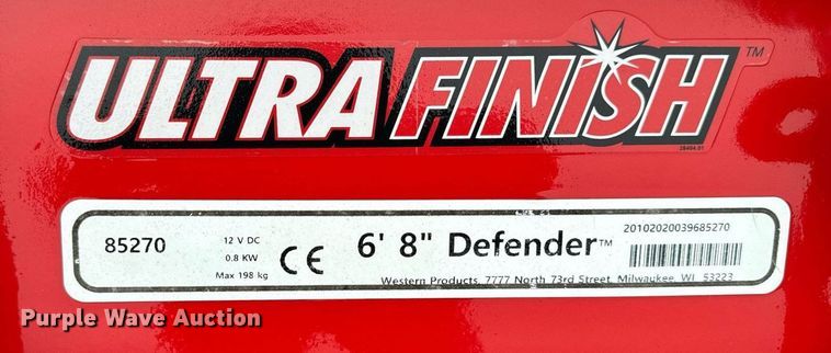 image for item EG6985 Western Defender Ultra Finish snow plow