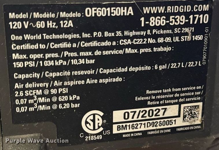 image for item EG6987 (3) air compressors